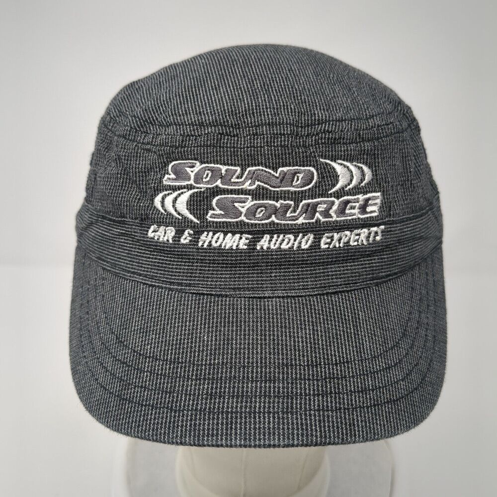 Sound Source Strapback Cadet Army Hat Gray One Si… - image 2